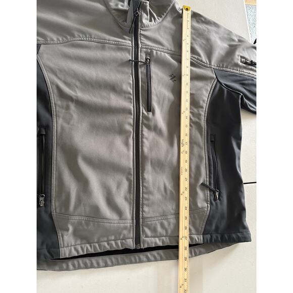 IZOD Performx Men's Jacket XXLGray Stretch Full Zip Golf Activewear - Picture 8 of 14